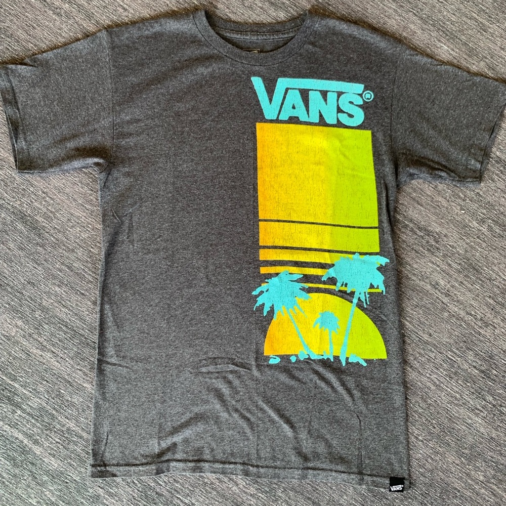 Vans Sunset Dual Palm Trees (S) Graphic T-Shirt